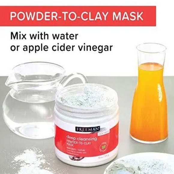 Freeman Bentonite and‎ Kaolin Powder to Clay Face and Body Mask 13oz new - Picture 3 of 10